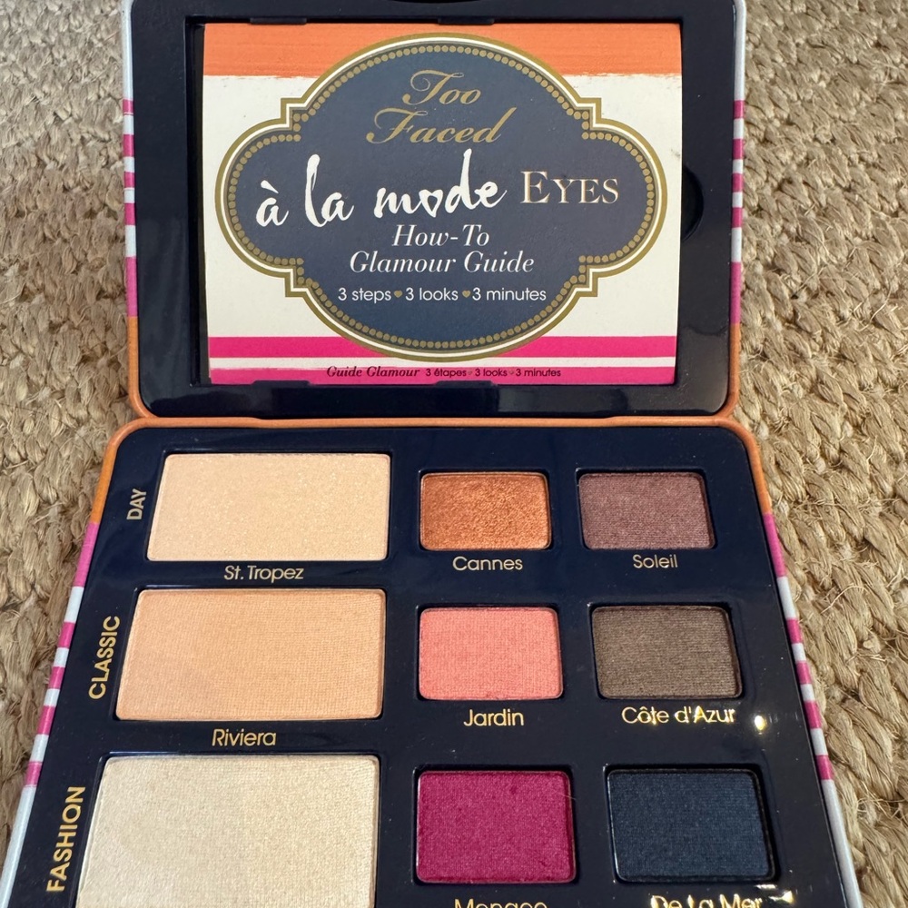 Too Faced Cream and Orange Eyeshadow Palette with Versatile Shades - Picture 2 of 4